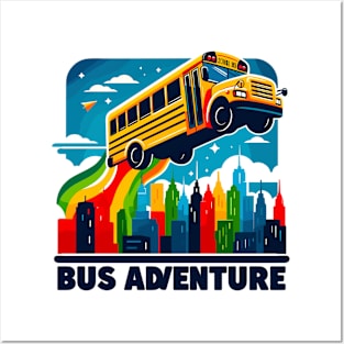 School Bus Adventure Posters and Art